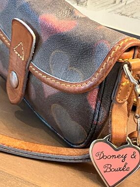 Dooney & Bourke Mini Multicolor Heart Mini Crossbody